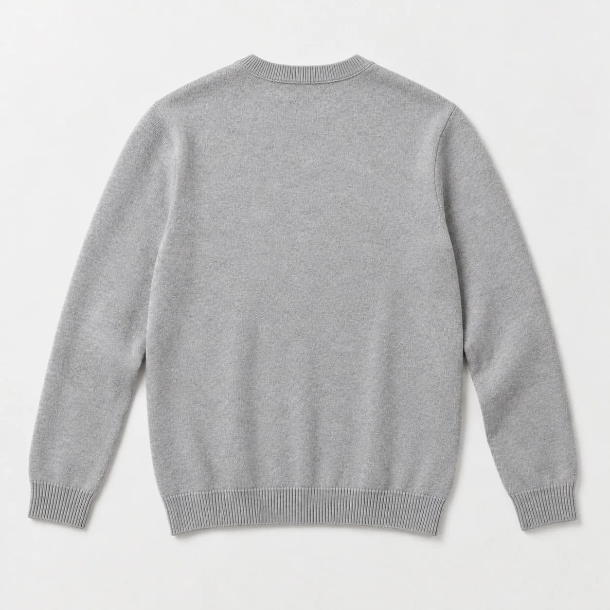 Mens Recycled-Cotton Crew Development - back reference (AI development concept)