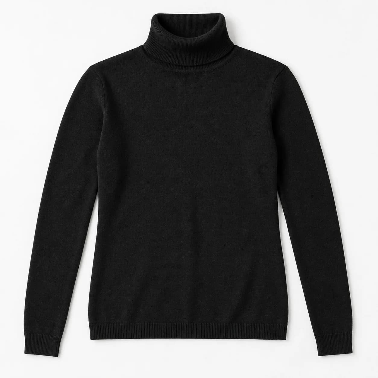 Women's Fine-Gauge Merino Roll-Neck Layering Top - front reference (AI development concept)