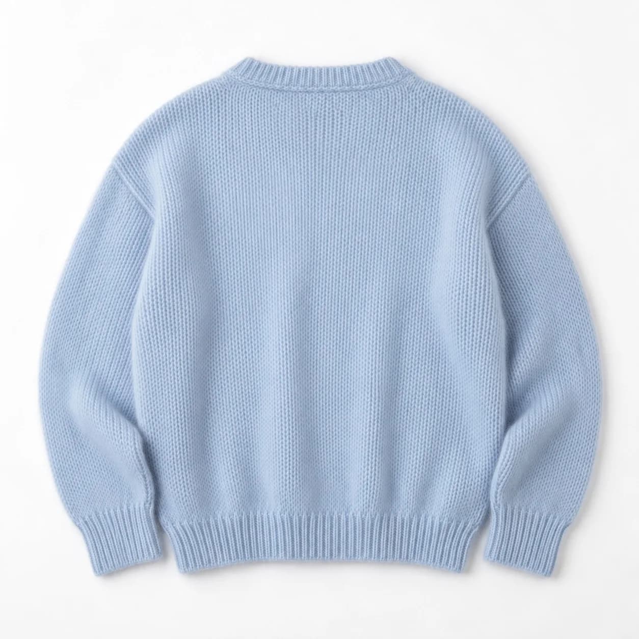 Women's Brushed Mohair-Blend Crew-Neck Sweater - back reference (AI development concept)