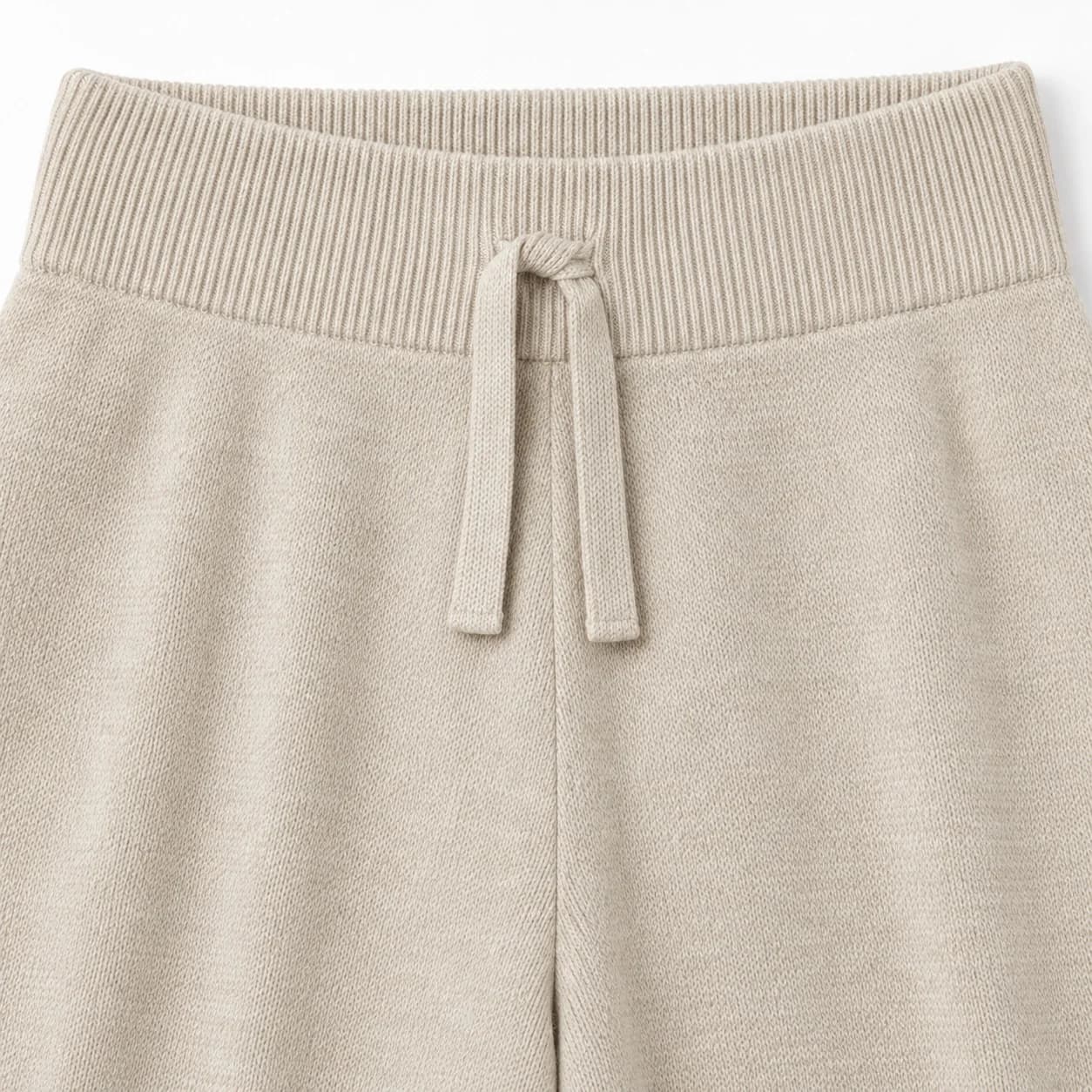Women's Fine-Gauge Cashmere-Blend Wide-Leg Trouser Development - trim reference (AI development concept)