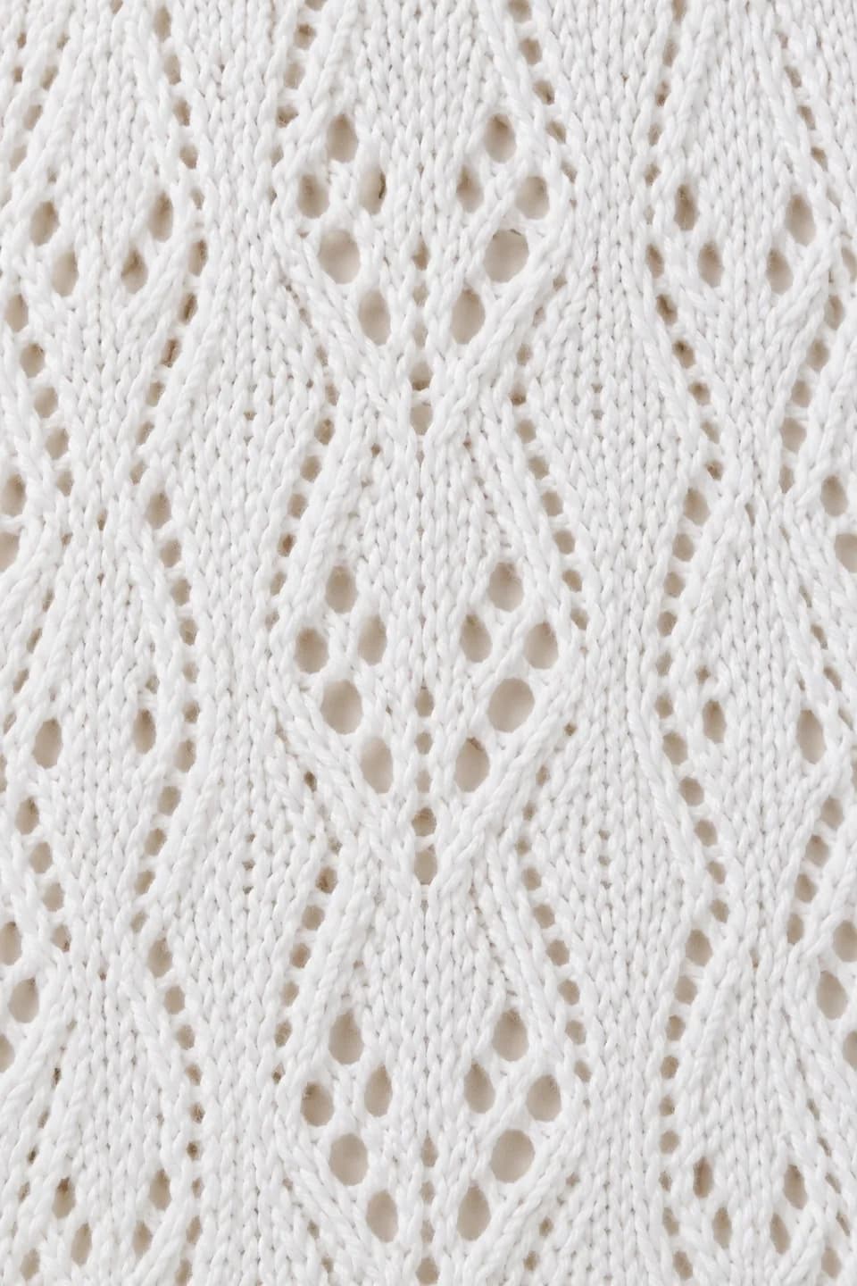 Womens Short-Sleeve Openwork Knit Maxi Dress - texture reference (AI development concept)