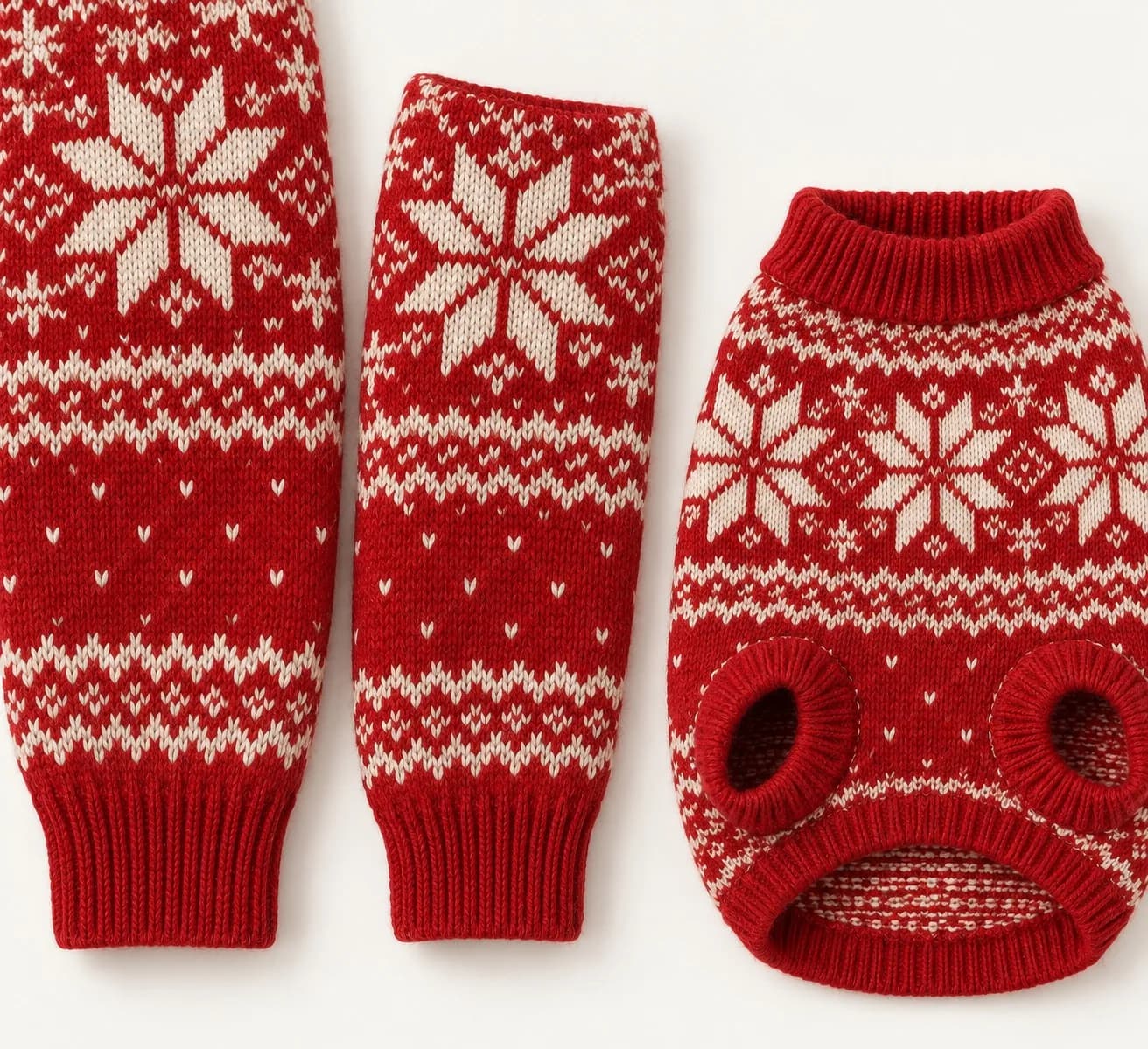 Family Fair Isle Holiday Knitwear Programme - trim reference (AI development concept)