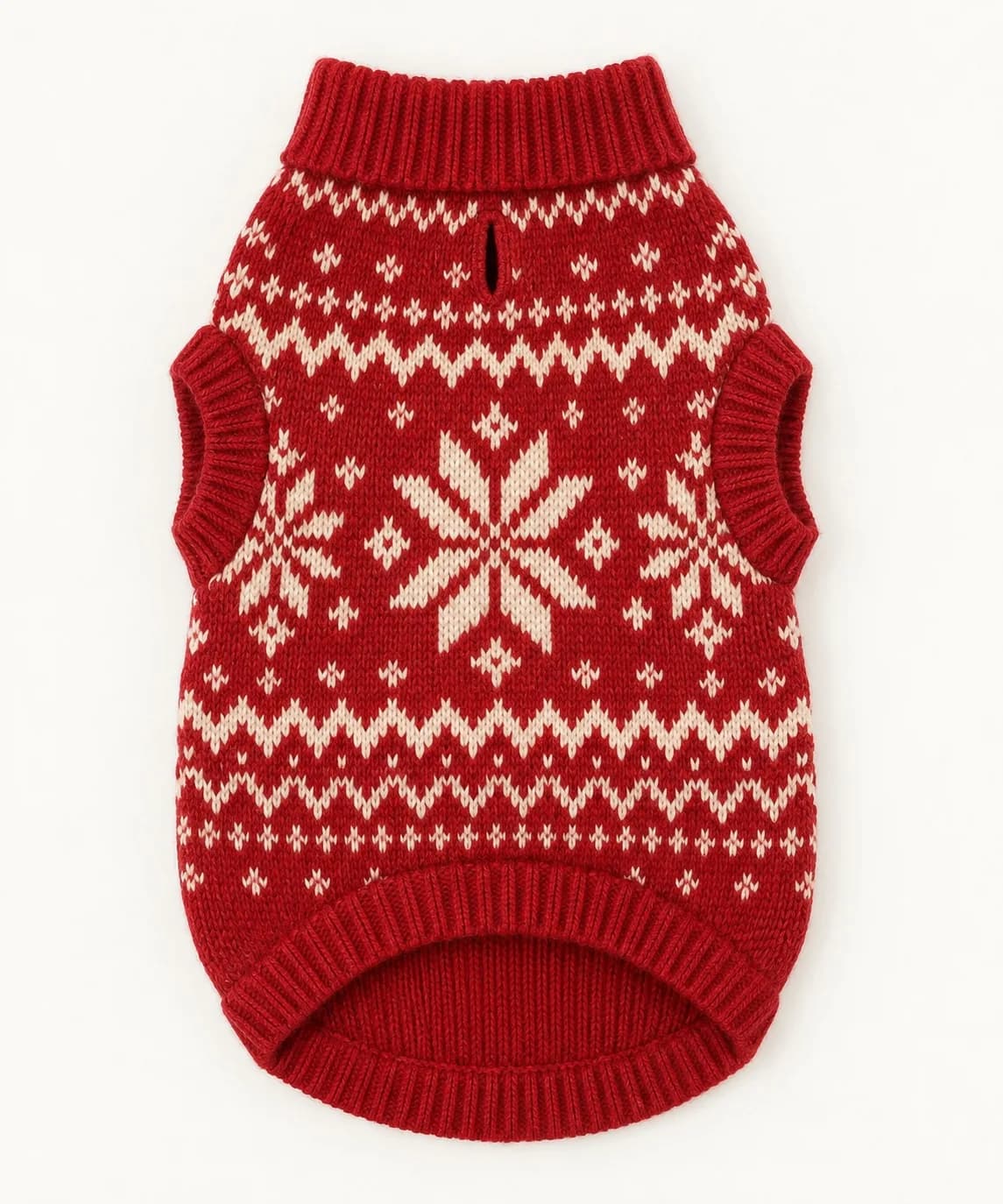 Dog Holiday Jacquard Sweater - front reference (AI development concept)