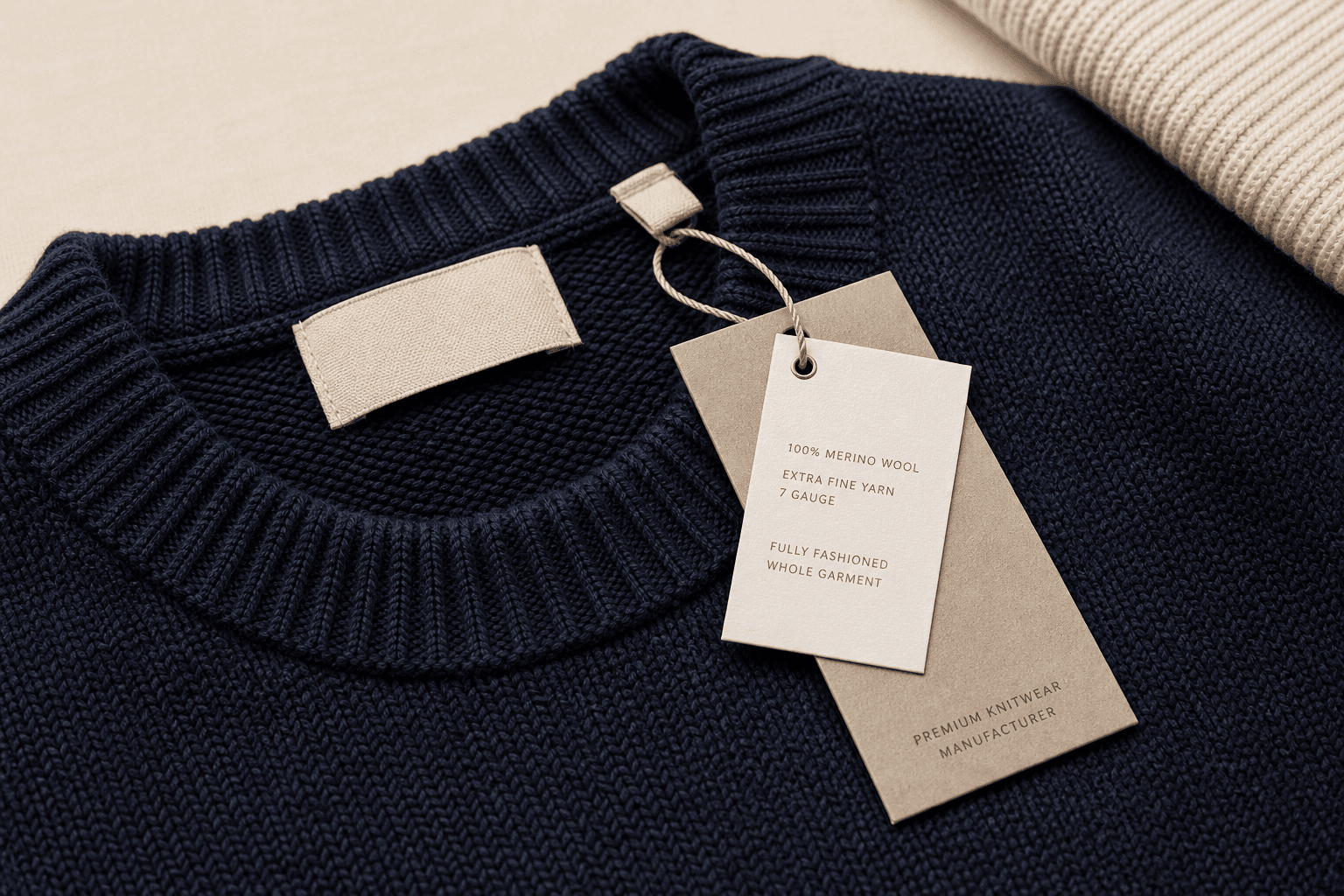 Private label knitwear product category visual.