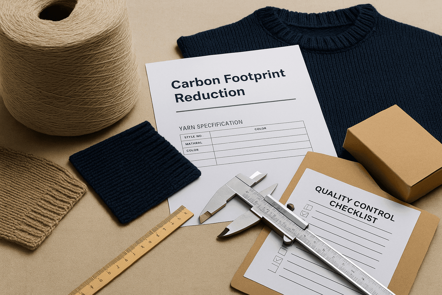 Knitwear Carbon Footprint Reduction: Practical Buyer Levers (Not Greenwashing) buyer guide cover image