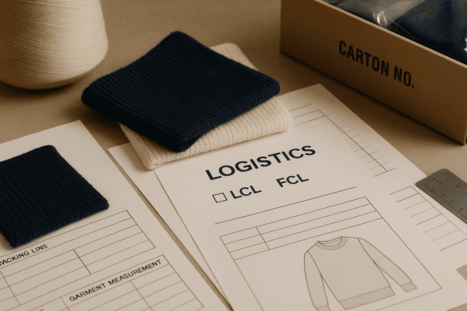Sea Freight LCL vs FCL for Knitwear Loads: Math, Lead Time, and the Hidden Costs buyer guide cover image