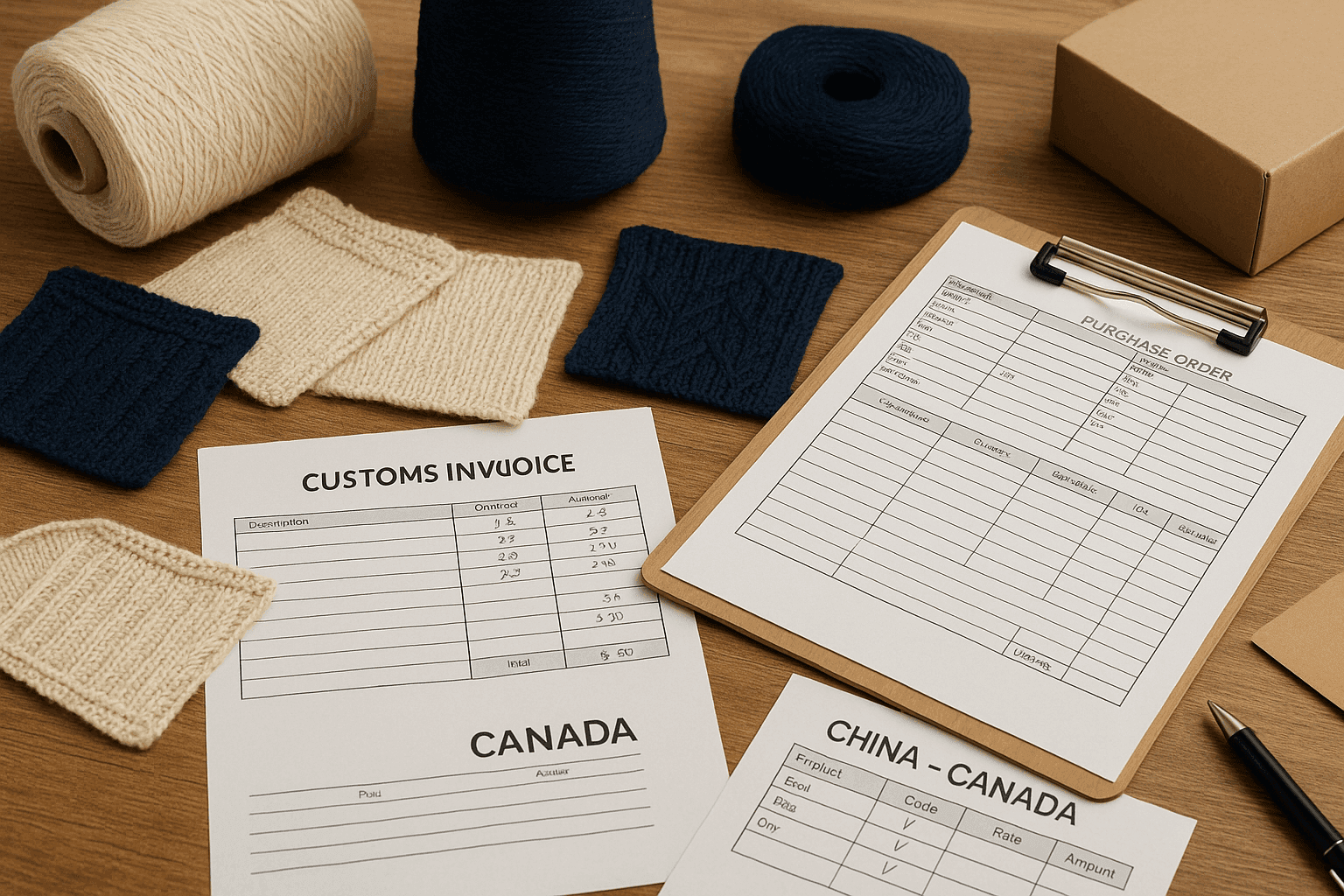 Sourcing Knitwear from China to Canada: Logistics, Duties and Lead-Time Math buyer guide cover image