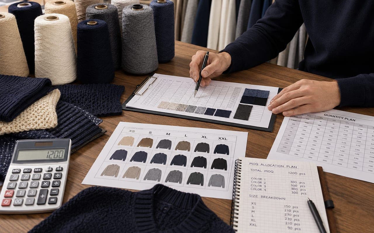 Custom Sweater MOQ Guide — Licheng Knitwear buyer guide