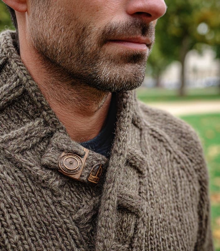 Kids' Exclusive Alpaca Wool Cardigan — view 6