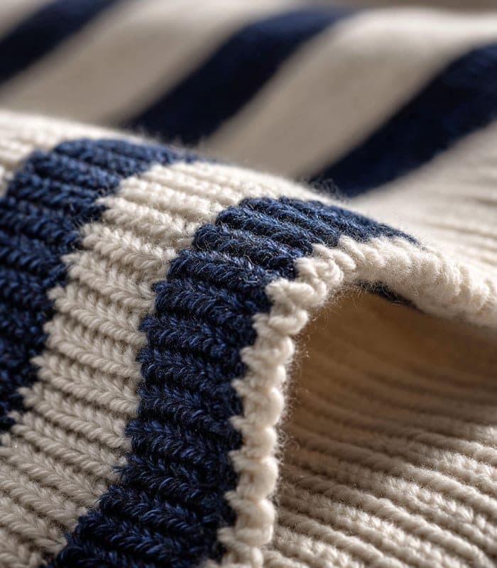 Kids' Fisherman's Striped Pullover — view 5