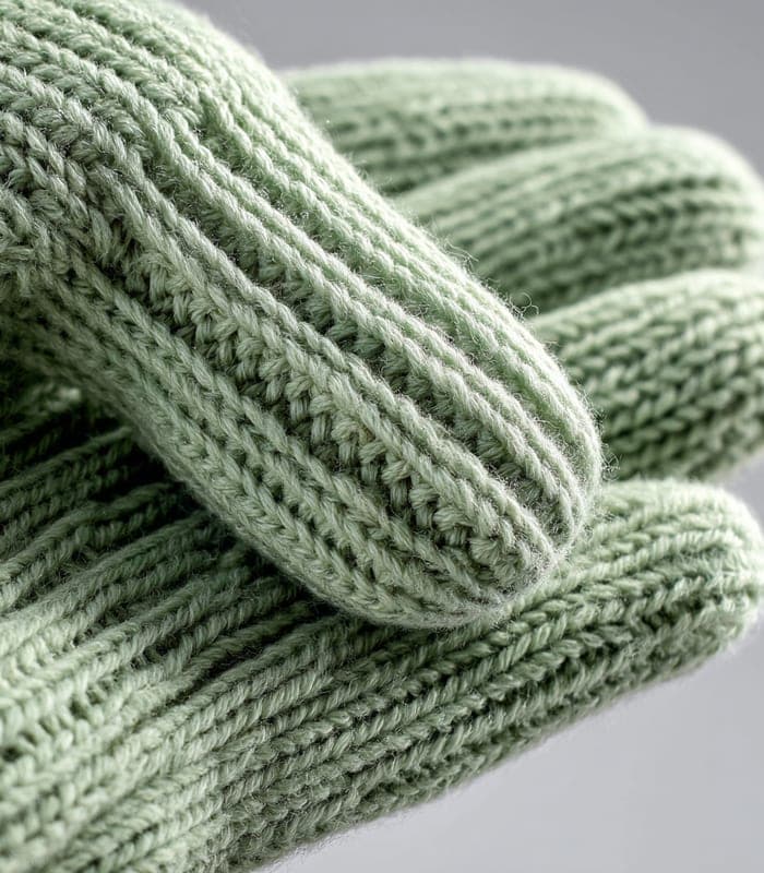 Organic Cotton Knit Gloves — view 5