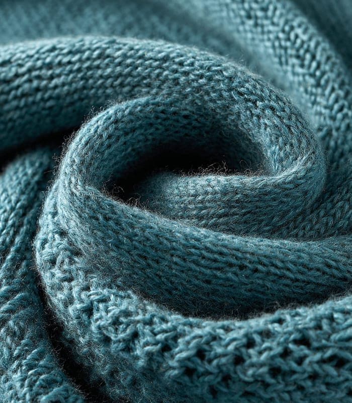 Alpaca Wool Textured Scarf — view 6