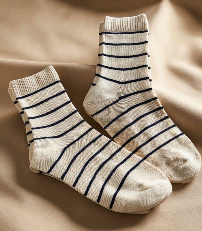 Vintage Stripe Lounge Socks
