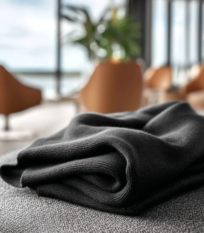 Luxurious Cashmere-Blend Travel Blanket — view 5
