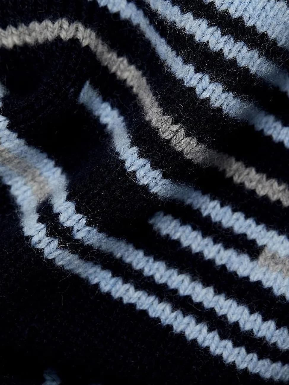 Men's Abstract Space Dye Mohair Wool Sweater — view 6