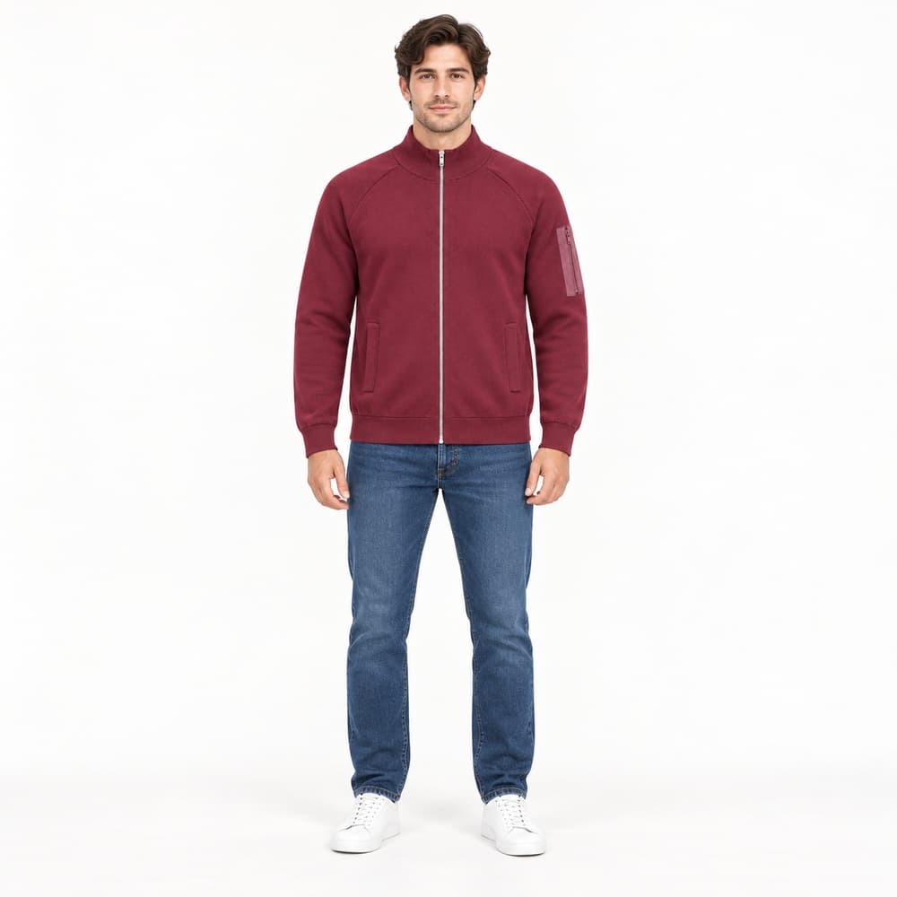 Men's Full-Zip Knit Cardigan