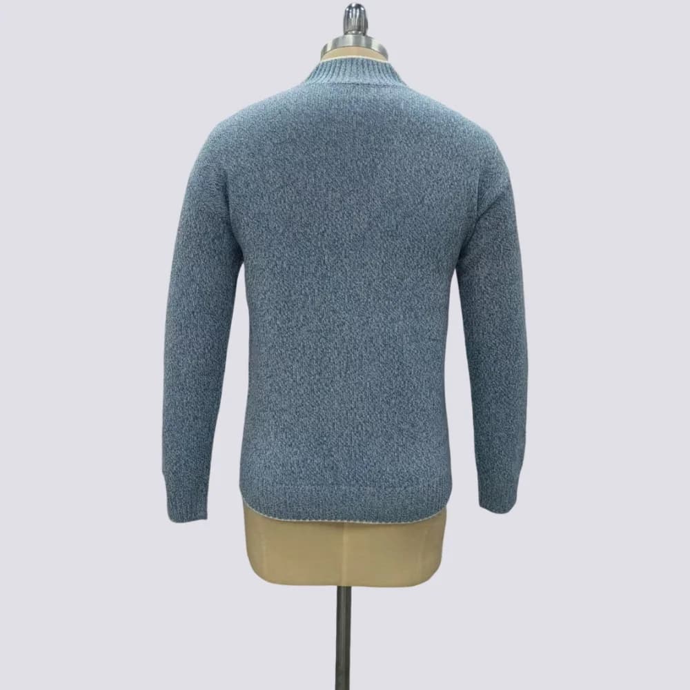 Men's Cotton V Neck Cardigan — view 6