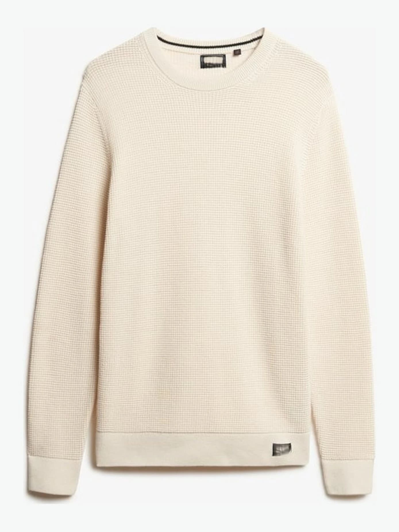 Men's Heavyweight Waffle Knit Thermal Crew Sweater — view 6