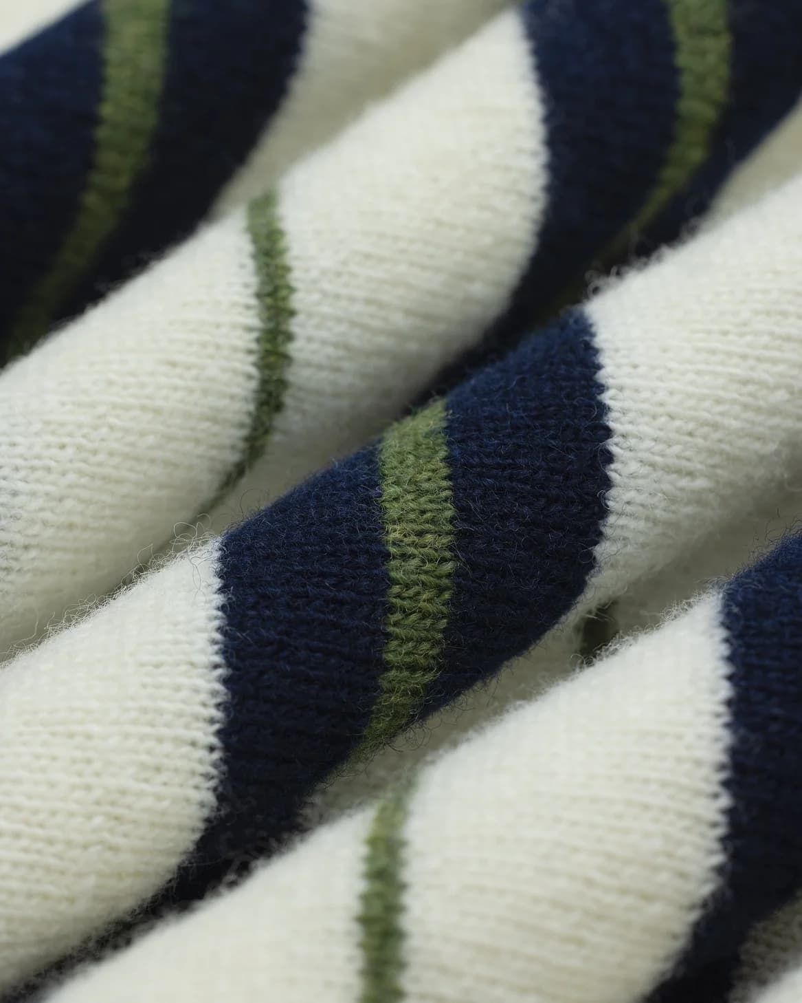 Men's Merino Wool Vertical Stripe Crew Sweater — view 6