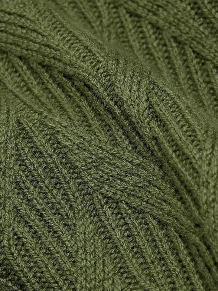 Men's Textured Leaf Jacquard Cotton Sweater — view 5