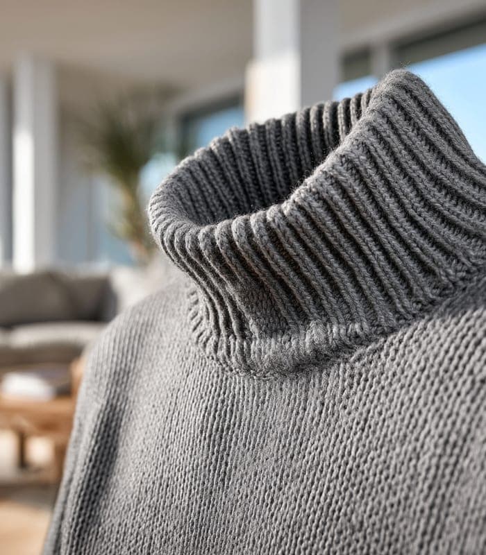 Pet Minimalist High-Neck Sweater — view 5