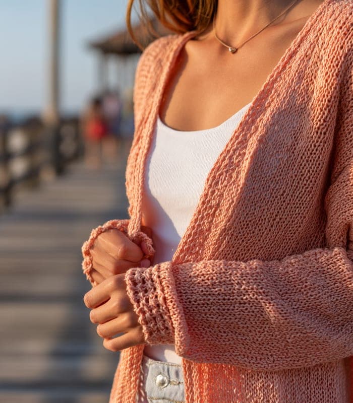 Women's Lightweight Summer Bolero Cardigan — view 5
