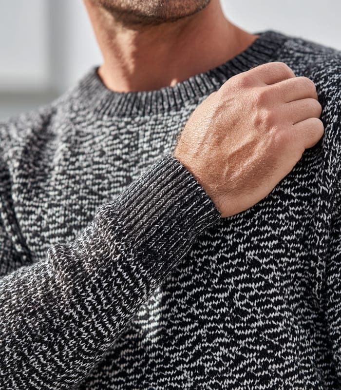 Women's Jacquard Patterned Crew Neck Sweater — view 5