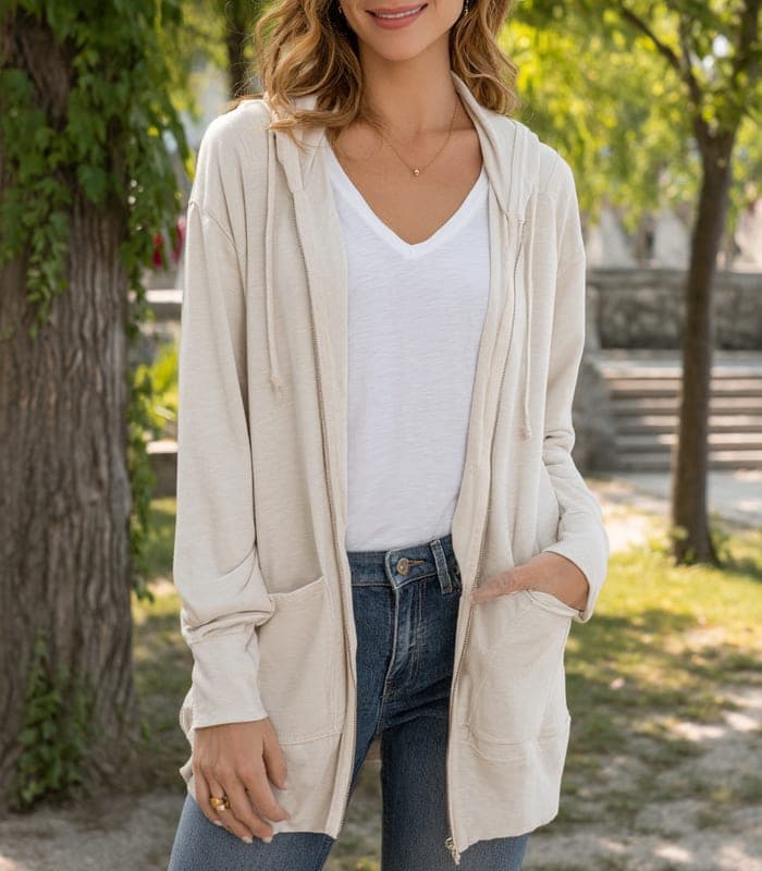 Women's Kapüşonlu Hirka