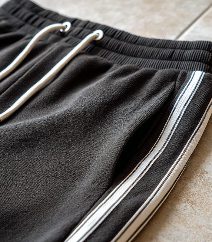 Women's Jogger-Style Knit Pants with Side Stripes — view 5