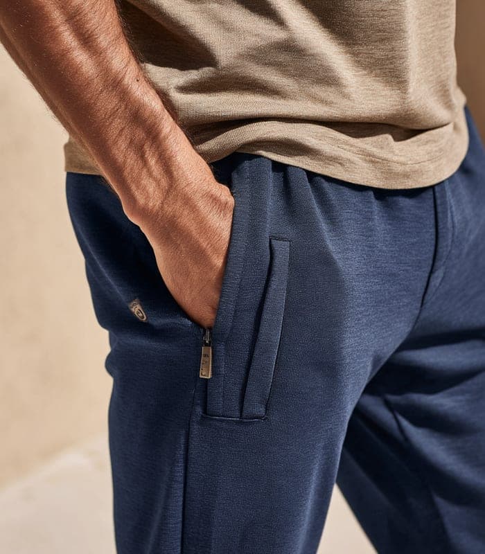 Women's Slim-Fit Knit Trousers with Ankle Cuffs — view 5