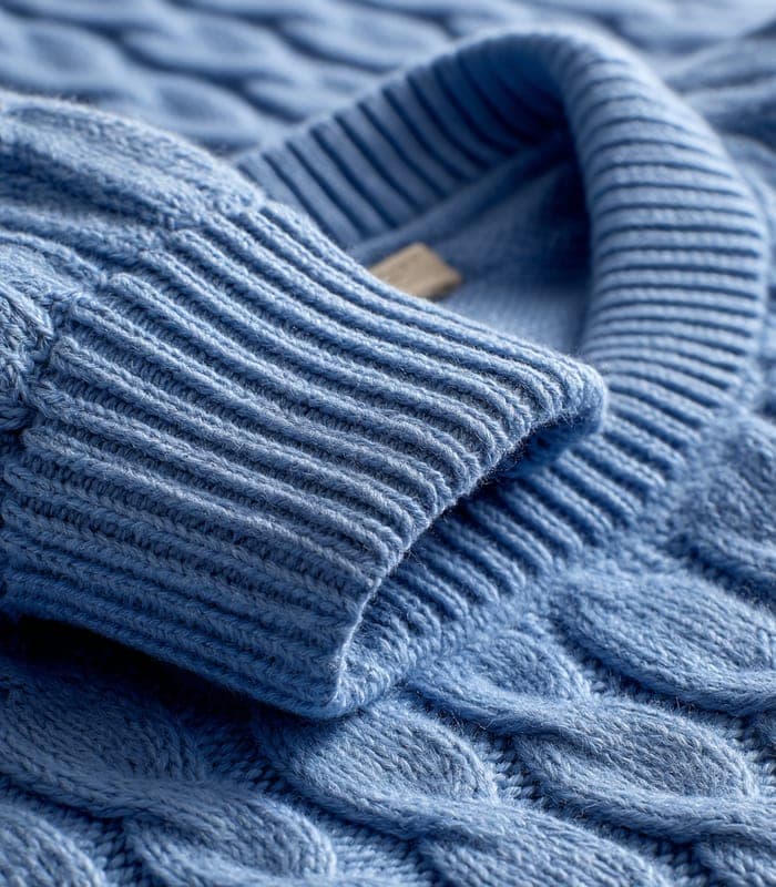 Women's Cable-Knit Cotton Crewneck Sweater — view 5