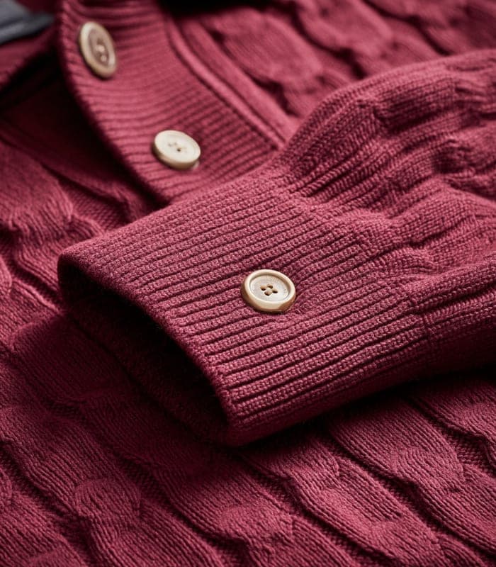 Women's Cable-Knit Polo Sweater — view 6