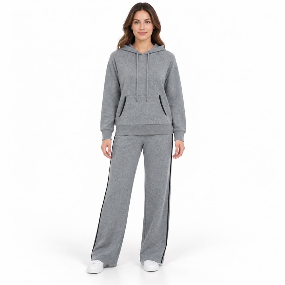 Women's Multicolour Hooded Knit Dress