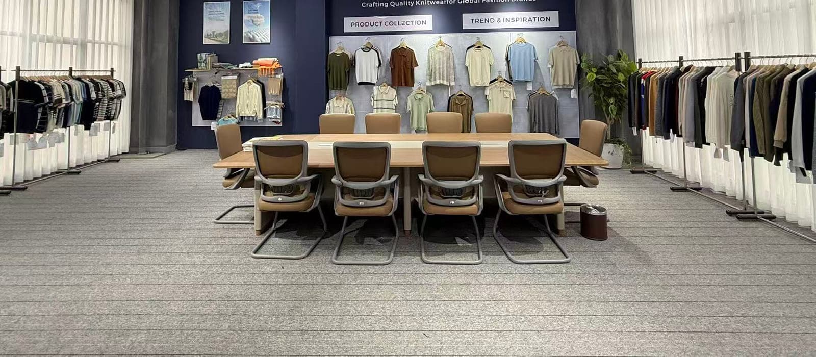 Private-label development at the Licheng showroom