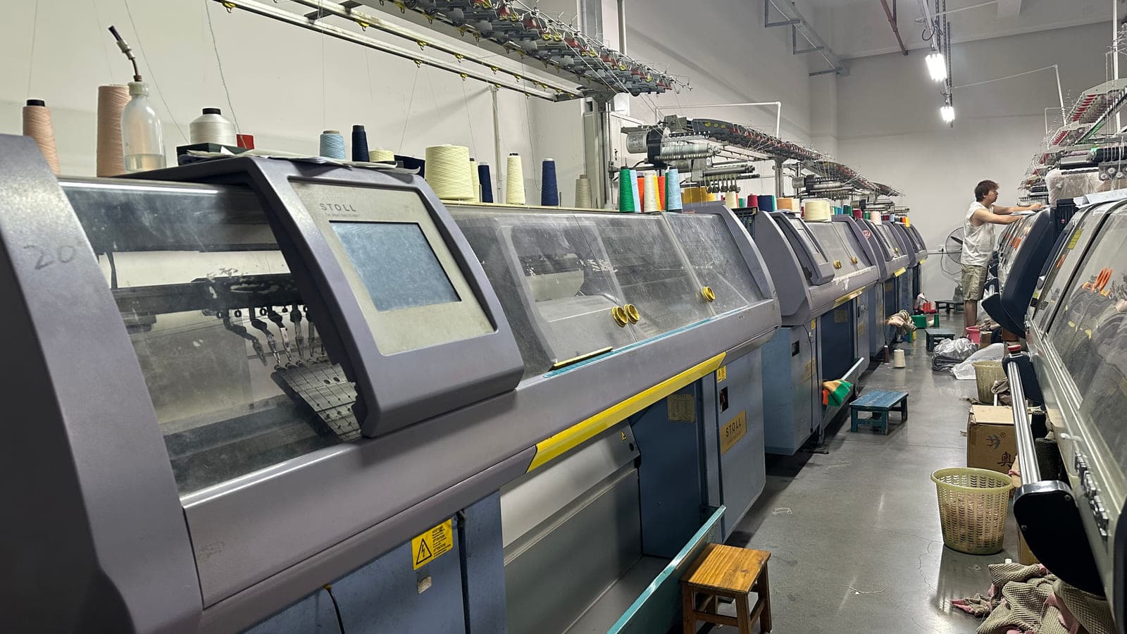 STOLL MS 330 TC knitting machines line — Licheng Knitwear