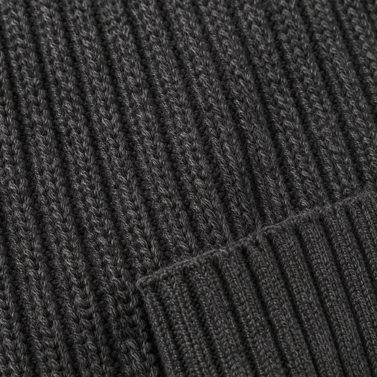 Men's Ribbed Two-Way Zip Stand-Collar Cardigan - texture reference (AI development concept)