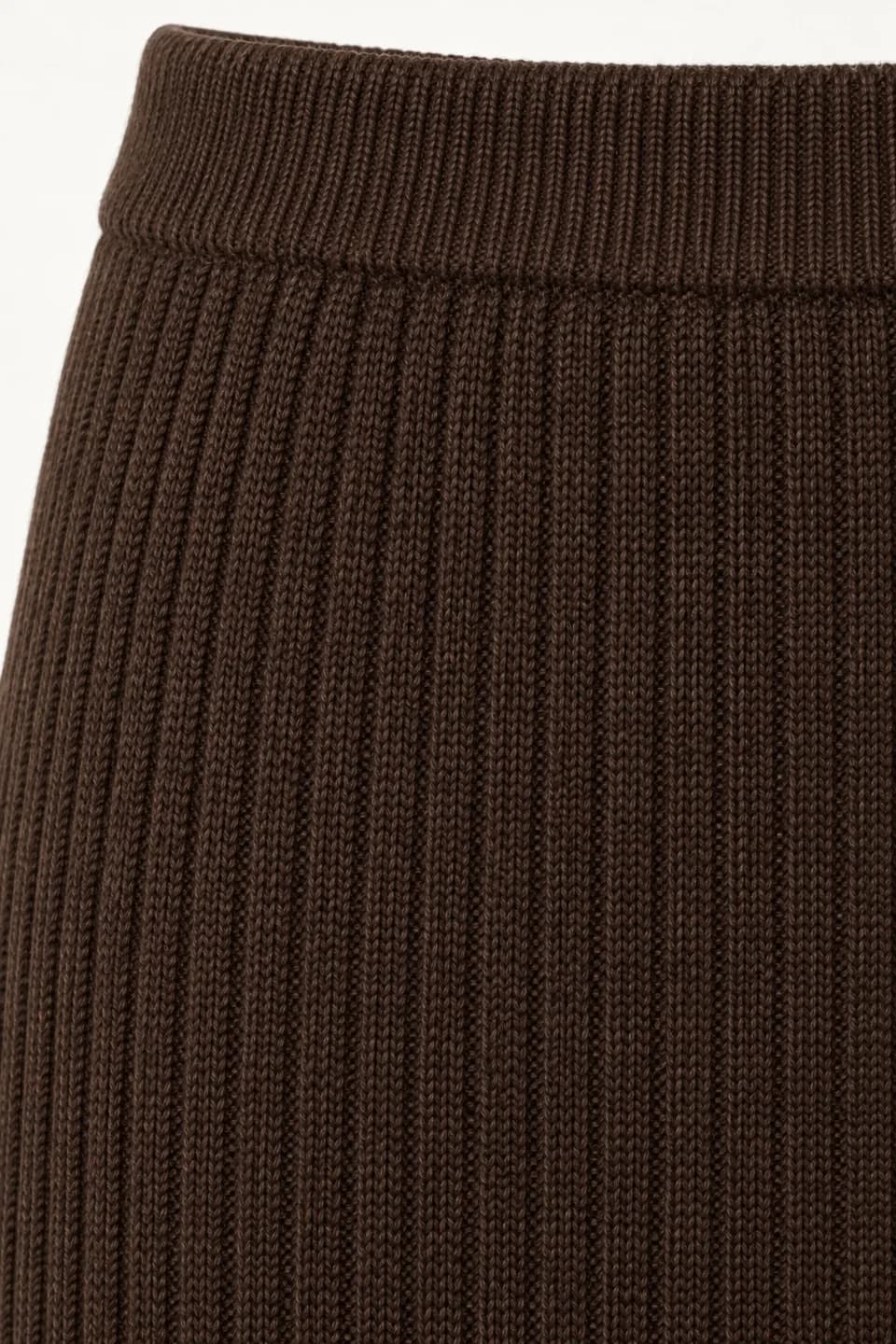 Women's Fringe-Hem Knit Midi Skirt - texture reference (AI development concept)