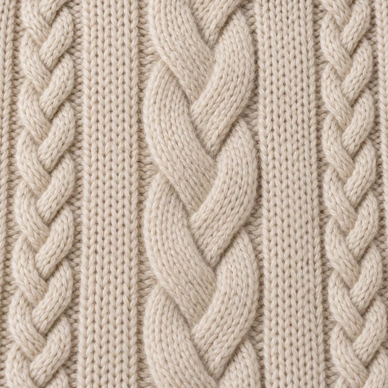 Kids Cable Quarter-Zip Sweater - texture reference (AI development concept)