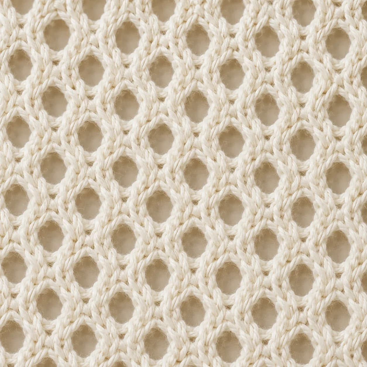 Mens Oversized Open-Knit Cotton Vest - texture reference (AI development concept)