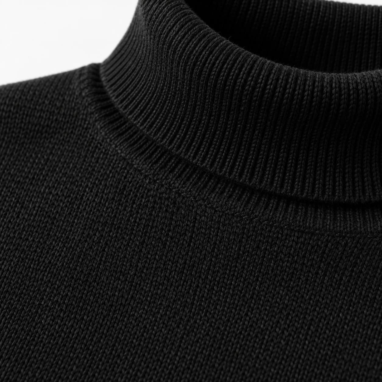 Women's Fine-Gauge Merino Roll-Neck Layering Top - texture reference (AI development concept)