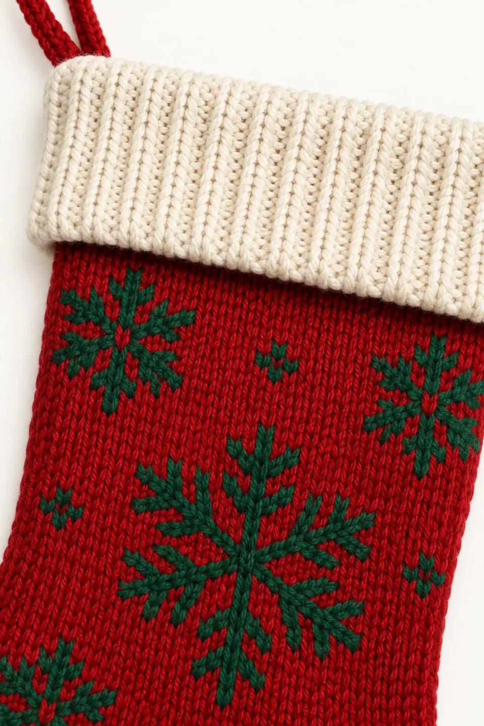 Personalised Knit Holiday Stocking - texture reference (AI development concept)